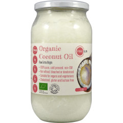 SECONDS - Coconut Oil Raw Organic Extra Virgin - Glass