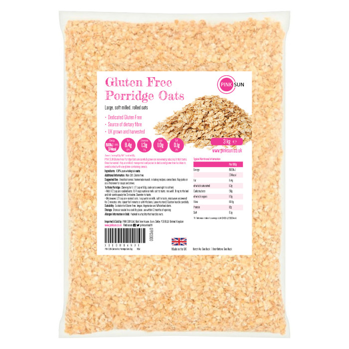 Porridge Oats Gluten Free 3kg