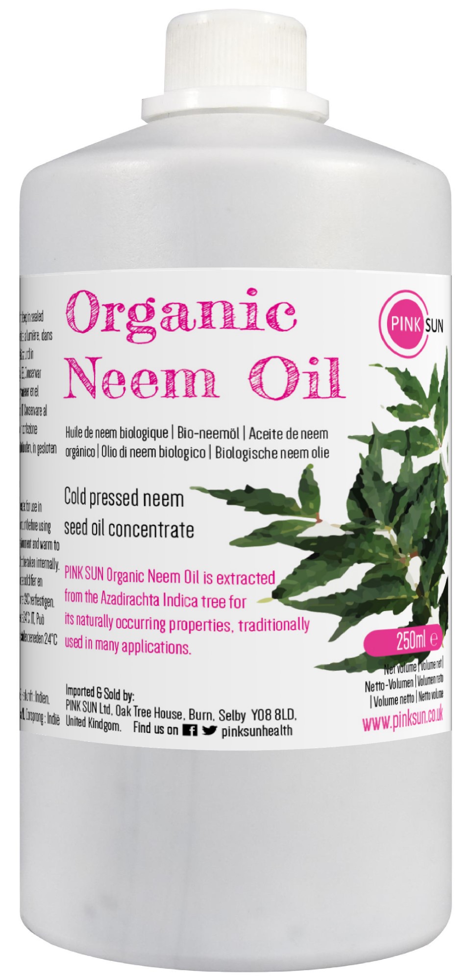 Organic Neem Oil Azadirachta