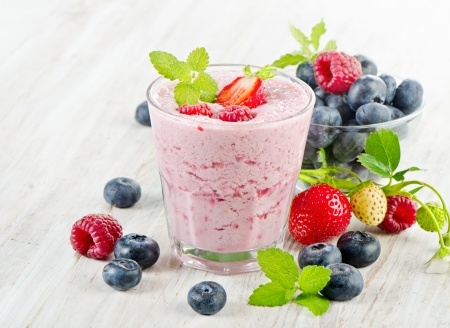 Strawberry Whey Protein Smoothie