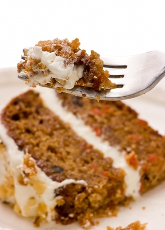 Coconut flour carrot cake